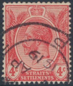 Straits Settlements    SC# 154   Used   wmk crown CA  see details & scans