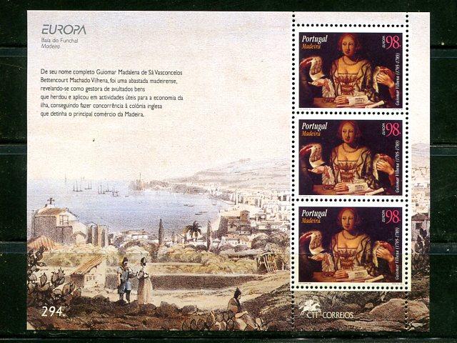 Portugal  madeira 1996 Europa mini sheet   Mint VF NH