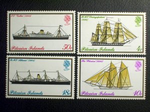 Pitcairn Islands Scott #147-150 unused