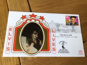 Elvis first day of issue  stamps cover Ref 55930