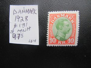 DENMARK 1928 MNH  SC  131 HIGH #  VF/XF $975 (154)