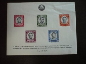 Stamps - Nicaragua - Scott# 828a - Mint Never Hinged Souvenir Sheet