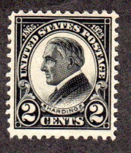 USA, Scott # 610, Mint Hinged CV = $ 0.50  Lot 230711 -01