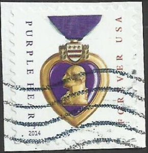 # 4704b USED PURPLE HEART AND RIBBON