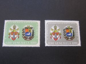 Venezuela 1963 Sc C829-30 set MH