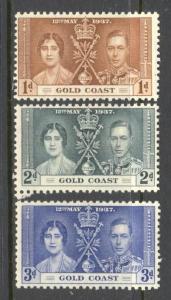 GILBERT & ELLICE ISL Sc# 129 - 131 MH FVF Set of 3 UNESCO  