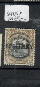 NORTH BORNEO    6C ARMS SG 101 SPECIMEN    MOG    P0507B H