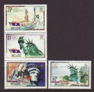 Belize Statue of Liberty 817-818 MNH VF