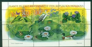 Moldova 2008 Plants of Moldova Birds MS MUH