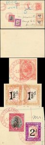 South Africa 1928 Philatelic Exhibition Card with Post Dues etc