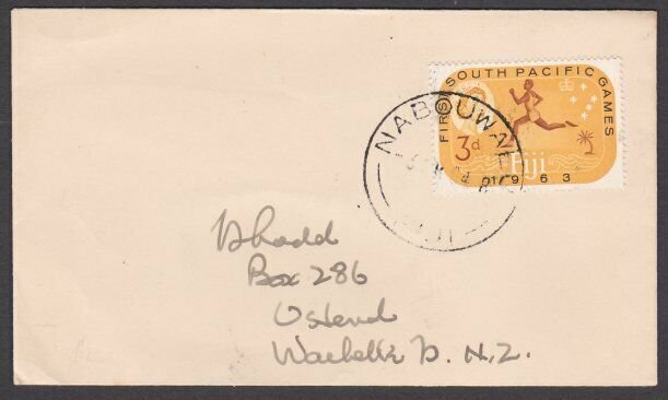 FIJI 1964 cover to NZ ex NABOUWALU..........................................R564