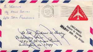 United States A.P.O.'s 10c Jet Liner Air Envelope 1968 A & AF Postal Service ...