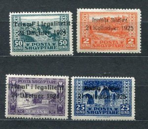 Albania 1925 Mi108-0 & 112 Overprint MH CV 44 euro 2430