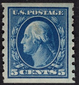 US #396 Extra Fine/Superb, Original Gum, Lightly Hinged.