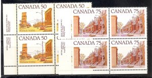 Canada #723, 724  Plate blocks  Mint VF NH - Lakeshore Philatelics