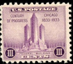 US 1995 3c Century of Progress #729 single MINT