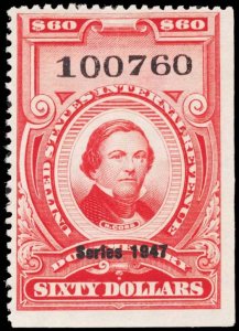 U.S. REV. DATED REDS R482  Mint (ID # 102493)