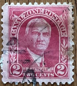 Canal Zone #106 Used Single Major General G W Goethals SCV $.25 L48