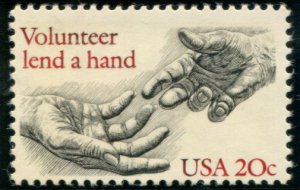 2039 US 20c Volunteer, MNH