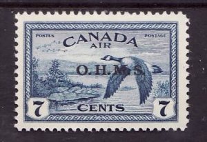 Canada-CO1-Airmail official-unused NH-og-7c Goose OHMS-id#1199-