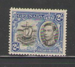 Grenada Sc 140 1938 2/ G V & seal stamp mint