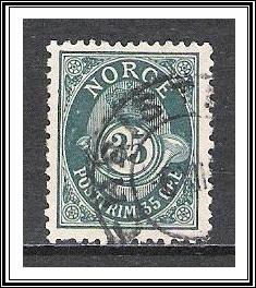 Norway #56a Post Horn & Crown Used
