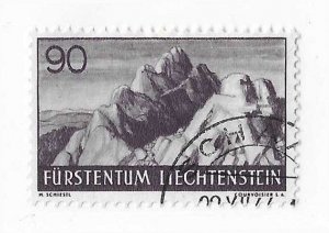 Liechtenstein Sc #147 90rp used VF