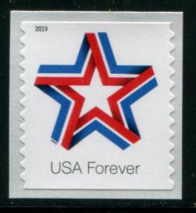 5362 US (55c) Star Ribbon SA coil, MNH sgl