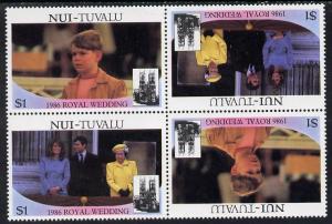 Tuvalu - Nui 1986 Royal Wedding (Andrew & Fergie) $1 ...