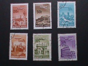 ​HUNGARY-AIRMAIL PLANE OVER HUNGARY  USED STAMPS VF WE SHIP TO WORLD WIDE