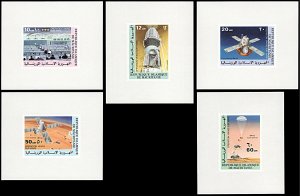 Mauritania 352-353,C173-C175, MNH, Viking I Mars Mission, 5 deluxe sheets