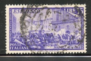 Italy, # E26 Used. CV $ 22.50