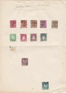 Ireland Old Stamp Album Page Ref 31337
