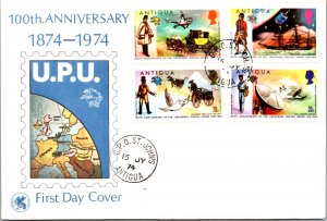 Antigua, Worldwide First Day Cover, U.P.U. Universal Postal Union