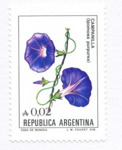 Argentina 1985  Scott 1517 MNH - 2c, Flowers 