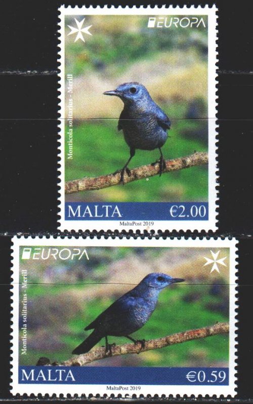 Malta. 2019. 2057-58. Birds, Europe-Sept. MNH.