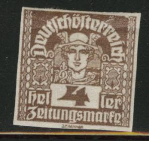 Austria Scott P30 MH* Newspaper stamp