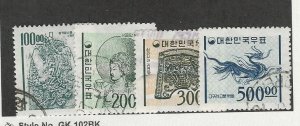 Korea, Postage Stamp, #372-374A Used, 1964-65
