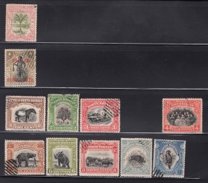North Borneo 82//145 Used (11 Stamps)(See Pics for Scott Cat #s)