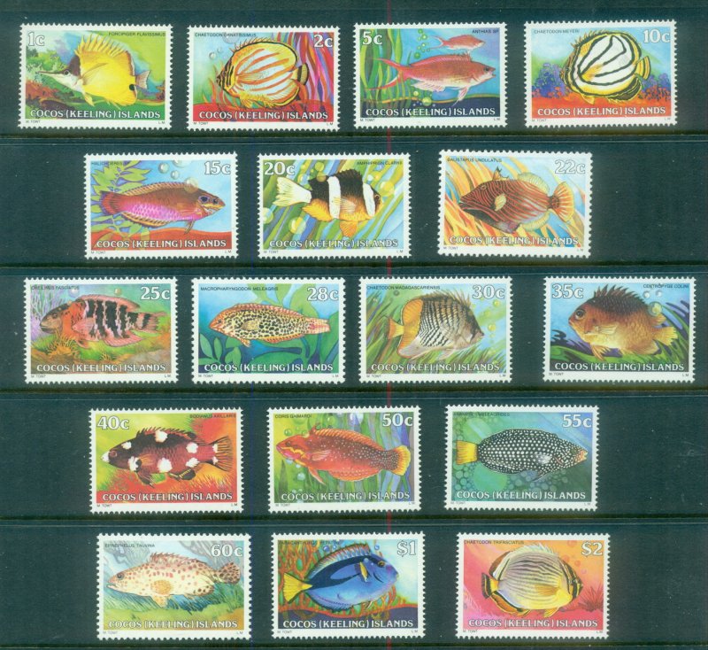 Cocos Keeling Is 191979-80 Marine Life, Fish MLH