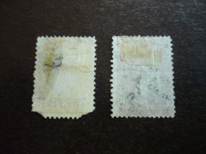 Stamps - St. Helena - Scott# 19,21 - Used Part Set of 2 Stamps