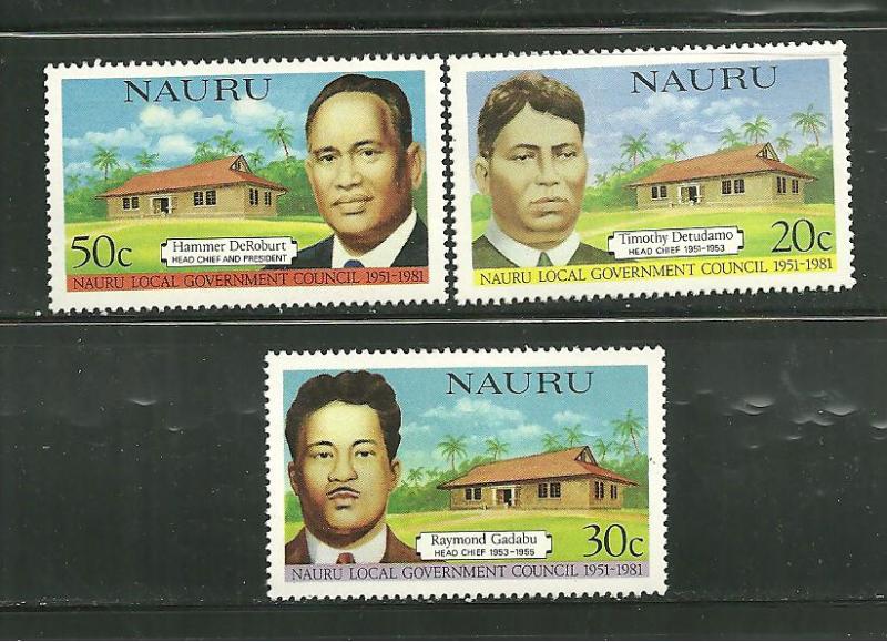 Nauru 224-26 MNH Legislative Council 30th Anniversary