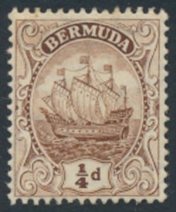 Bermuda  SG 44a SC# 40a MNH  Pale Brown see details and scans