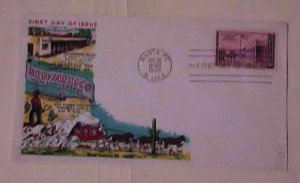 US FDC FLUEGEL  CACHET 1946 NEW MEXICO  CACHET UNADDRESSED