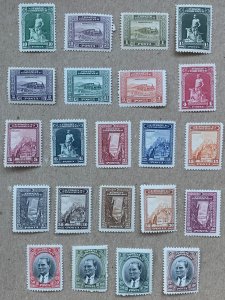 Turkey 1930 5th London set of 22. Scott 682-704, CV $154.60. Isfila 1211-1232