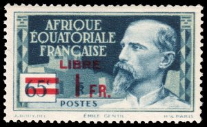 French Equatorial Africa #127  MNH - Nr 51 Surcharged (1940)