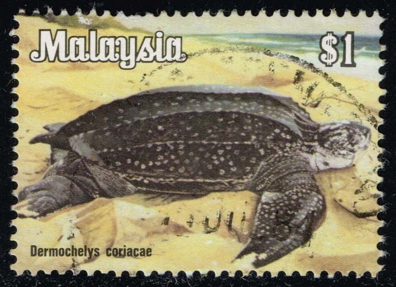 Malaysia #179 Leatherback Turtle; Used