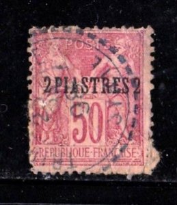 France - offices in Turkey stamp #3, used