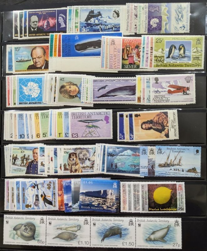 EDW1949SELL : BRITISH ANTARCTIC Beautiful collection of ALL DIFF VF MNH Cat $363