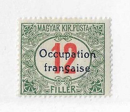 Hungary Sc #1NJ3 12f due  OG/MH FVF